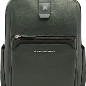 Рюкзак мужской Piquadro Tebe CA7157W144/VE хаки натур.кожа