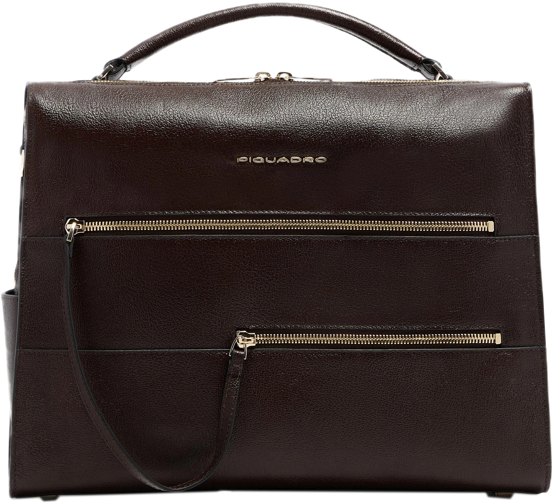 Деловая сумка женская Piquadro Patricia CA6774W140/M с отделением для ноутбука 14" коричневая натур.кожа