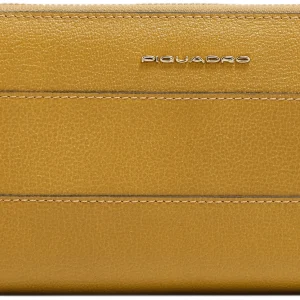 Кошелек женский Piquadro Patricia PD1515W140R/G горчичный натур.кожа