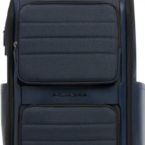 Рюкзак мужской Piquadro Oberon CA7278W150/BLU синий нейлон/натур.кожа