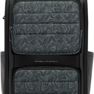 Рюкзак мужской Piquadro Oberon CA7278W150/BLUS темно-синий нейлон/натур.кожа