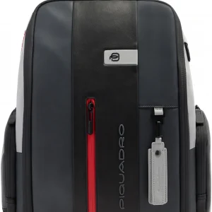 Рюкзак мужской Piquadro Urban CA7164UB00/GRN серый/черный натур.кожа