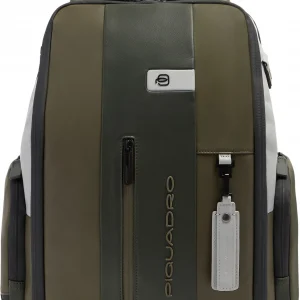 Рюкзак мужской Piquadro Urban CA7164UB00/VEGR хаки/серый натур.кожа