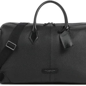 Сумка дорожная The Bridge Travel Soft 071716ZA/20 черная натур.кожа