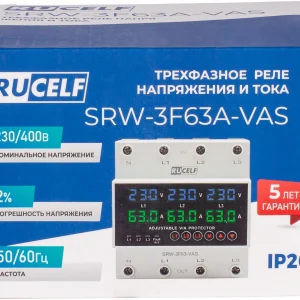 Стабилизатор напряжения Rucelf SRW-3F63-VAS трехфазный белый