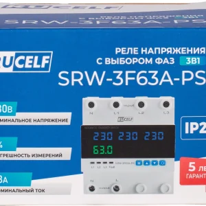 Стабилизатор напряжения Rucelf SRW-3F63A-PS трехфазный белый