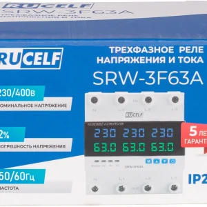 Стабилизатор напряжения Rucelf SRW-3F63A трехфазный белый