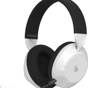 Наушники с микрофоном A4Tech Bloody GR220 белый мониторные BT накладные