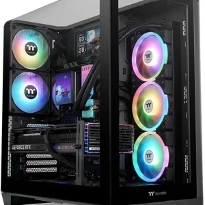 Корпус Thermaltake View 390 TG черный без БП ATX 9x120mm 2x140mm 2x200mm 2xUSB3.0 audio bott PSU