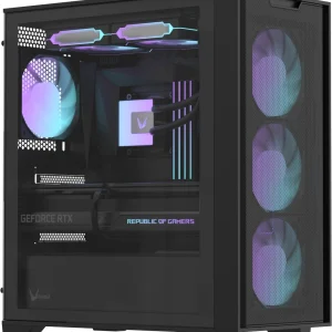 Корпус Formula Air Mesh GX600 Plus черный без БП ATX 6x120mm 2x140mm 2xUSB3.0 audio bott PSU