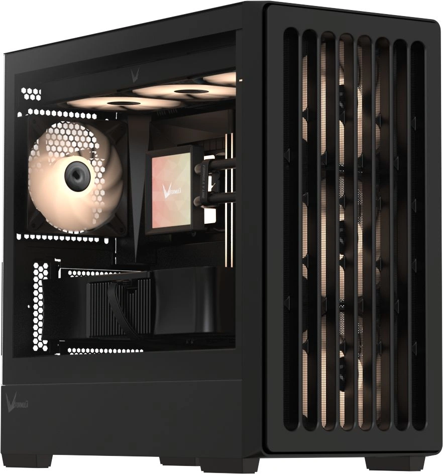 Корпус Formula Air Mesh GX300 Plus черный без БП mATX 11x120mm 2x140mm 1xUSB2.0 1xUSB3.0 audio bott PSU