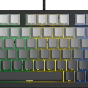Клавиатура A4Tech MS76 PLUS механическая черный/серый USB Multimedia for gamer LED