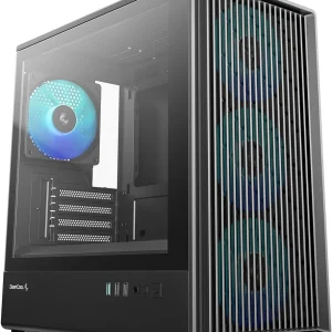 Корпус Deepcool CC350 4F черный без БП mATX 8x120mm 2x140mm 2xUSB2.0 1xUSB3.0 audio bott PSU