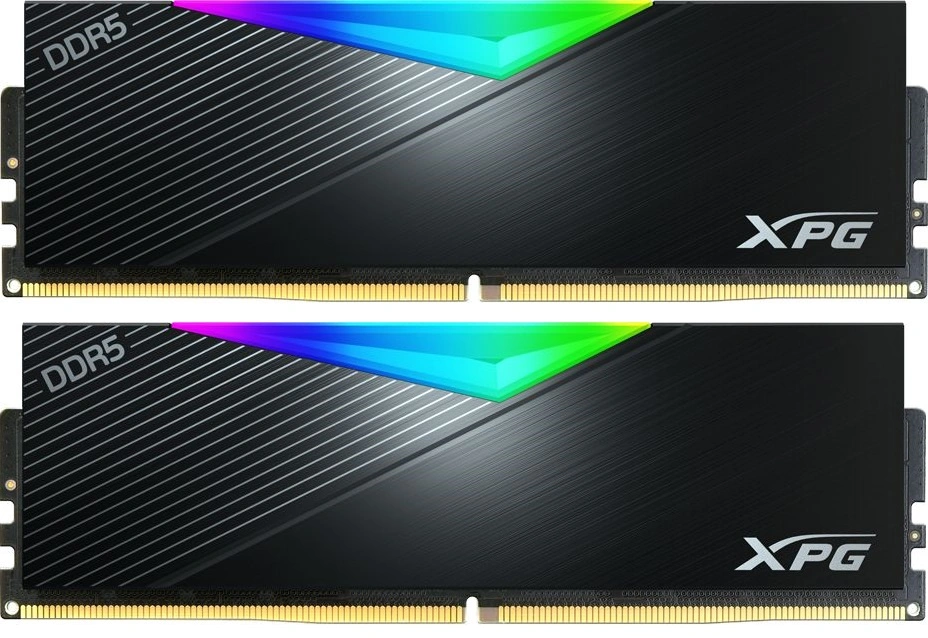 ADATA NOVAKEY RGB DDR5 DIMM 32GB 6400MHz 2*16GB 32-39-39 1.4V BLACK DUAL COLOR BOX