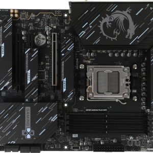 Материнская плата / MSI X870E GAMING PLUS WIFI / Материнская плата MSI X870E GAMING PLUS WIFI X870E, AM5, 4DDR5, 3PCIEx16, 1PCIEx1, 3M.2, 2TypeC, 2USB3.2Gen2, 6USB3.2Gen1, 10USB2.0, 4SATA3.0, 5G, 1Type-C(DP), HDMI, ATX, RTL