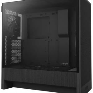 Корпус без блока питания / NZXT CC-H52FB-01 / Корпус без блока питания/ Case NZXT H5 Flow (2024), Midi-Tower, TG, 1x120mm, 1xUSB-A 3.2 + 1xUSB-C 3.2, E-ATX, ATX, mATX, mITX Black