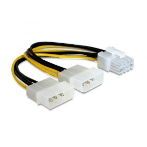 Разветвитель питания / Cablexpert CC-PSU-81 / Разветвитель питания Cablexpert CC-PSU-81, 2хMolex-PCI-Express 8pin, для подключения в/к PCI-Е (8pin) к б/п ATX {500} (087322)