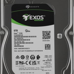 Жесткий диск / Seagate ST6000NM019B / Жесткий диск Seagate SATA-III 6TB ST6000NM019B Server Exos 7E10 4KN (7200rpm) 256Mb 3.5" [ST6000NM019B]