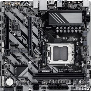 Материнская плата / Gigabyte B840M D2H / Материнская плата Gigabyte B840M D2H SocketAM5 AMD B840 2xDDR5 mATX AC`97 8ch(7.1) 2.5Gg RAID+HDMI