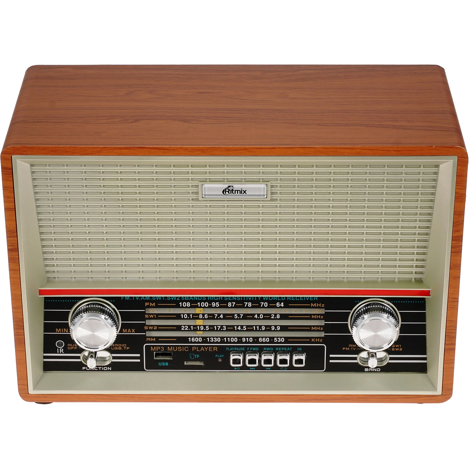 Радиоприёмник портативный / RITMIX RPR-102 Бук / Радиоприёмник портативный/ RITMIX RPR-102 Бук