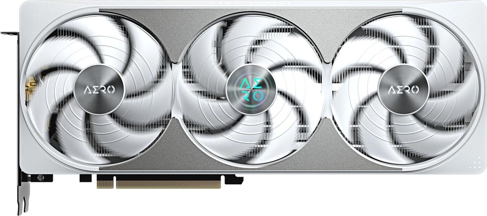 Видеокарта / Gigabyte GV-N5080AERO OC-16GD 1.0 / Видеокарта Gigabyte PCI-E GV-N5080AERO OC-16GD 1.0 NVIDIA GeForce RTX 5080 16Gb 256bit GDDR7 2730/30000 HDMIx1 DPx3 HDCP Ret