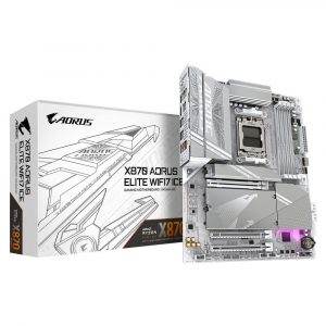 Материнская плата / Gigabyte X870 AORUS ELITE WIFI7 ICE / Материнская плата Gigabyte X870 AORUS ELITE WF7 ICE, RTL