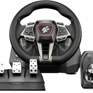 Игровой руль / FLASHFIRE 4718091316189 / Игровой руль/ Игровой руль с педалями FLASHFIRE F107 (Совместим с ПК, PS4, Xbox One, Xbox Series X/S; ПК поддерживает Windows 7/8/10/11)