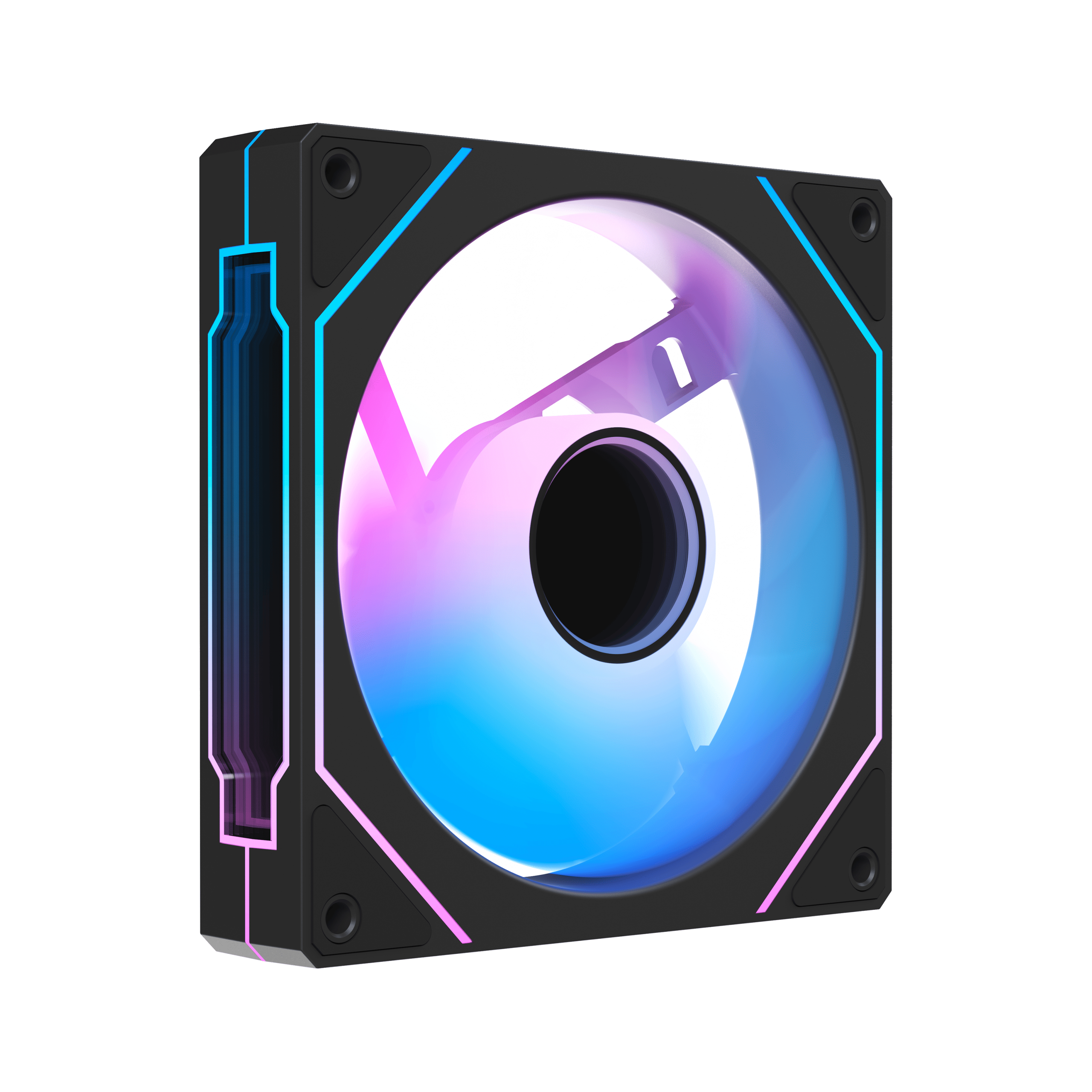 Кулер для корпуса / Ocypus Gamma-F12-BK1AM01X-GL / Кулер для корпуса/ Case Cooler Ocypus Gamma F12 BK ARGB REVERSE BLADE (120x120x25mm, 4-pin PWM, ARGB, 50CFM, 31dBA, 1600RPM, Black)
