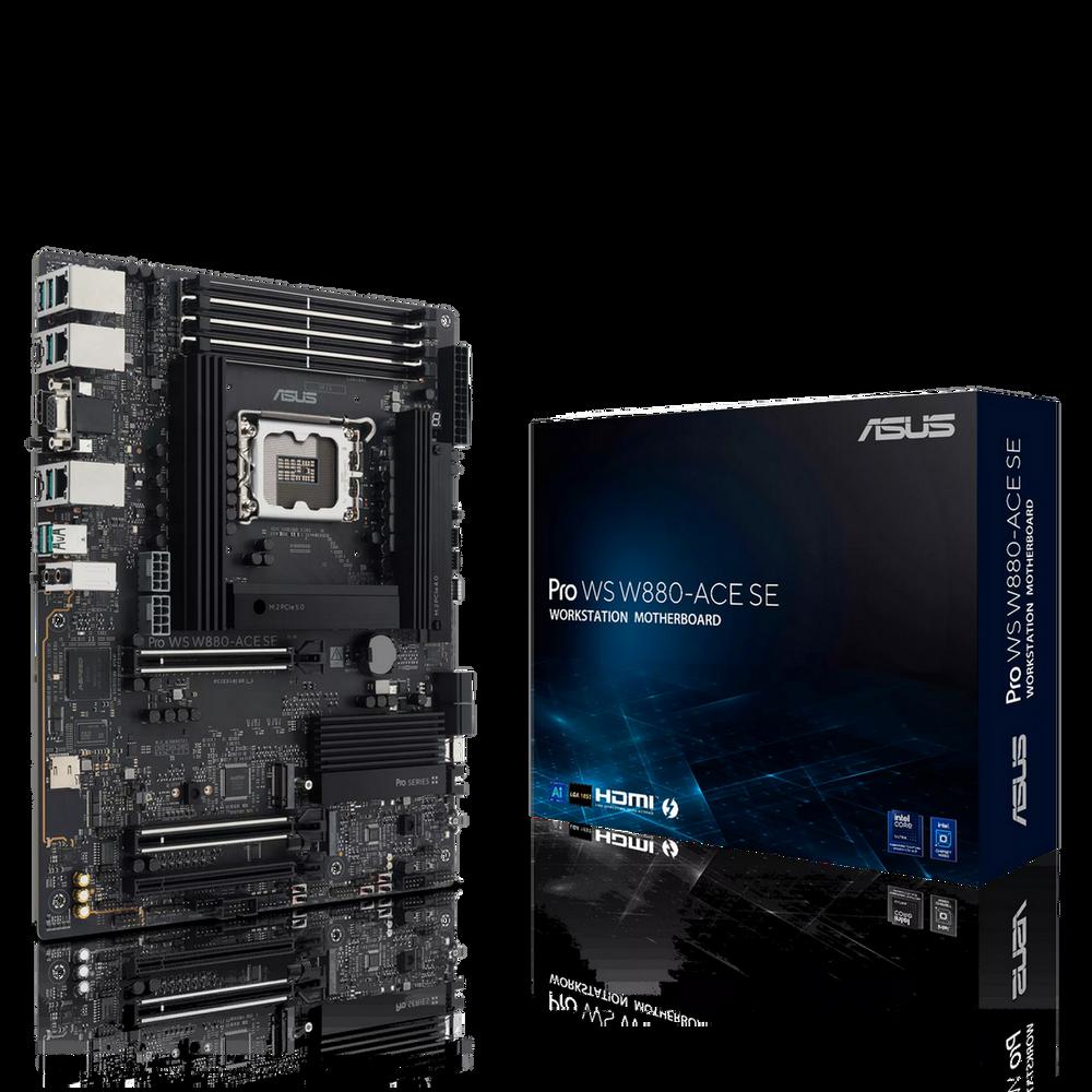 Материнская плата / ASUS 90MB1KV0-M0EAY0 / Материнская плата ASUS PRO WS W880-ACE SE LGA 1851 ATX 4xDDR5 3xPCIEx16 4xM.2 Thunderbolt USB-C HDMI VGA 2x2.5GLAN
