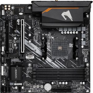 Материнская плата / Gigabyte B550M AORUS ELITE AX / Материнская плата Gigabyte B550M AORUS ELITE AX Soc-AM4 AMD B550 4xDDR4 mATX AC`97 8ch(7.1) GbLAN RAID+DVI+HDMI [B550M AORUS ELITE AX]