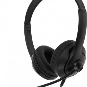 Наушники с микрофоном / A4Tech FH100 (STONE BLACK) / Наушники с микрофоном A4Tech Fstyler FH100 черный 2м накладные оголовье (FH100 (STONE BLACK))