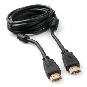 Кабель HDMI / Cablexpert CCF2-HDMI4-10 / Кабель HDMI Cablexpert CCF2-HDMI4-10 3м, v2.0, 19M/19M, черный, позол.разъемы, экран, 2 ферр кольца, пакет (272252)
