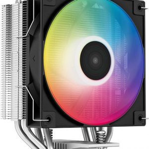 Устройство охлаждения(кулер) / Deepcool R-AG400-BKLNMC-G-1 / Кулер Deepcool AG400 LED RGB Soc-AM5/AM4/1200/1700/1851 черный 4-pin 18-32dB Al+Cu 220W 614gr Ret (R-AG400-BKLNMC-G-1) [R-AG400-BKLNMC-G-1]