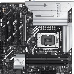Материнская плата / ASUS PRIME Z890M-PLUS WIFI / Материнская плата Asus PRIME Z890M-PLUS WIFI Soc-1851 Intel Z890 4xDDR5 mATX AC`97 8ch(7.1) 2.5Gg RAID+HDMI+DP
